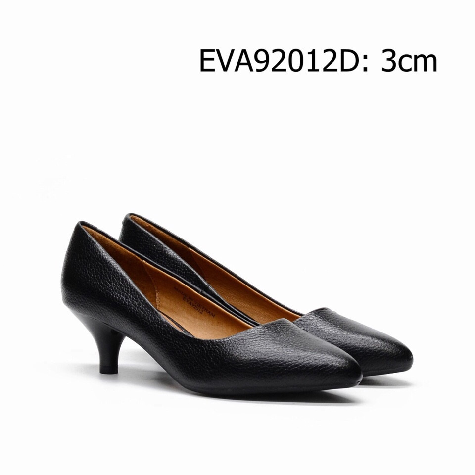 Giày công sở nữ cao cấp EVA92012D cao 3cm, kiểu dáng ôm chân đi cực êm